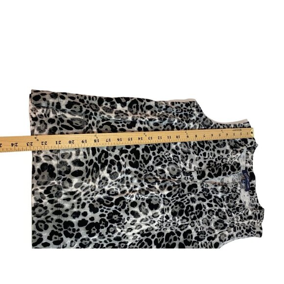 Jones New York Signature Sleeveless Animal Print Top Size Small - Picture 5 of 9
